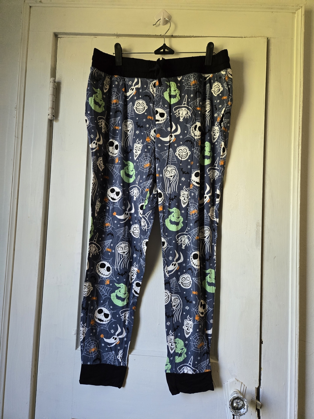 Little Sleepies Womens Halloween Jogger Pants Nightmare Before Christmas Jack Sk